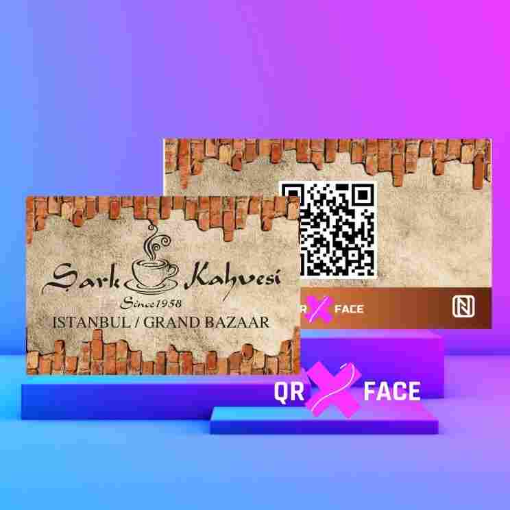 qrxface dijital kartvizitleri